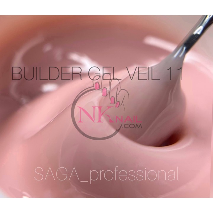 Гель Saga Builder Gel Veil №011, 15 мл